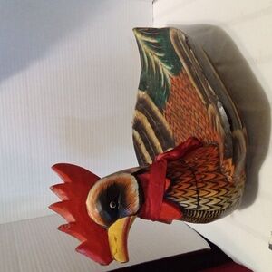 Wooden Handpainted Chicken